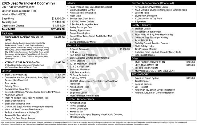 New 2026 Jeep Wrangler Willys image 26