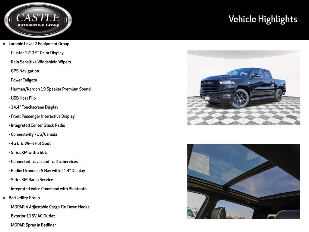 New 2026 RAM 1500 Laramie w/ Night Edition AWD/4WD image 3