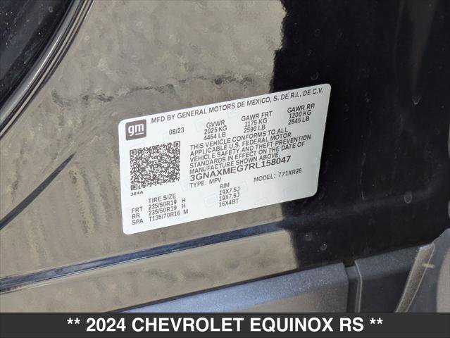 Used 2024 Chevrolet Equinox RS w/ RS Leather Package FWD image 23