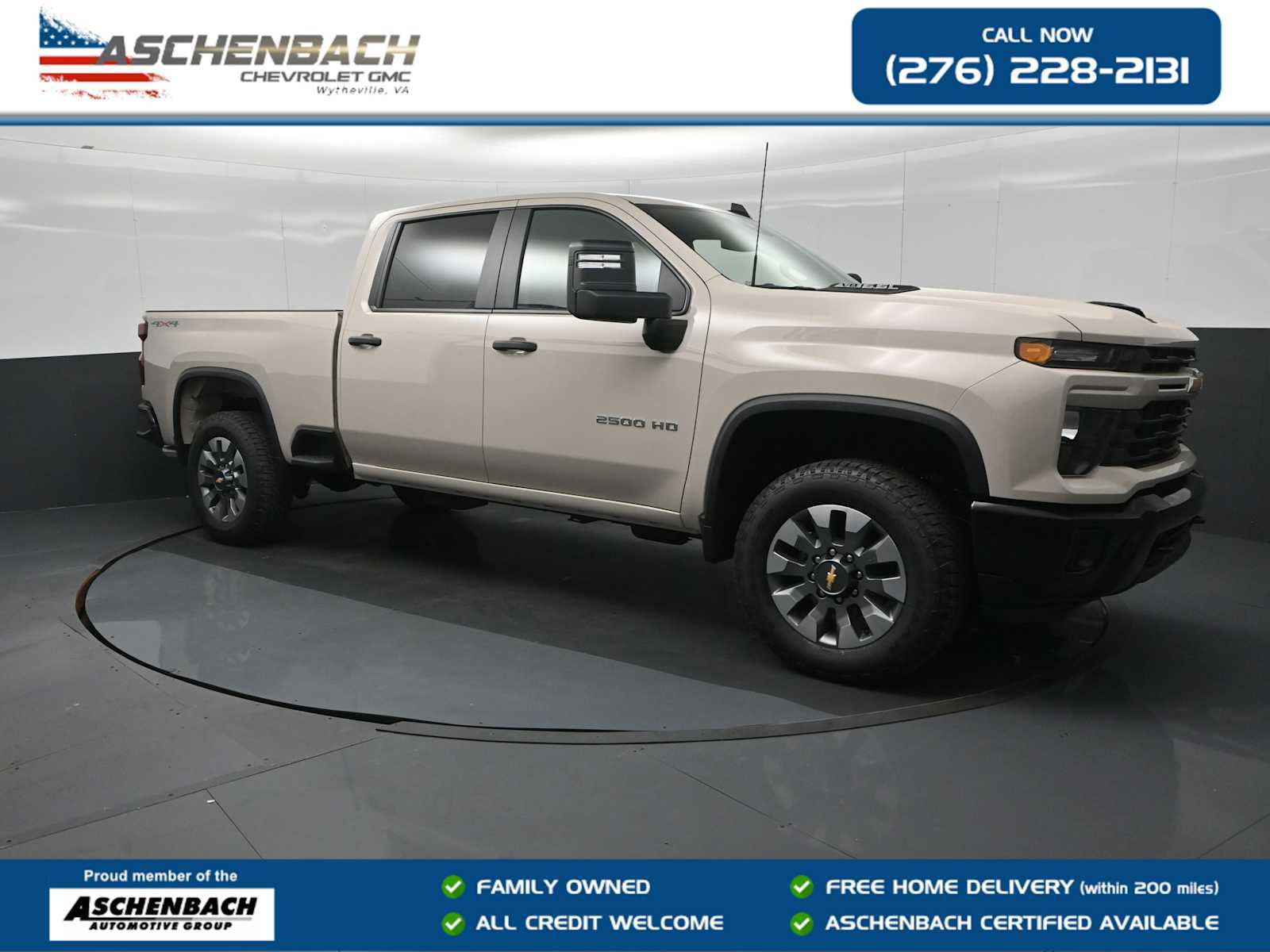 New 2026 Chevrolet Silverado 2500 Custom w/ Custom Convenience Package