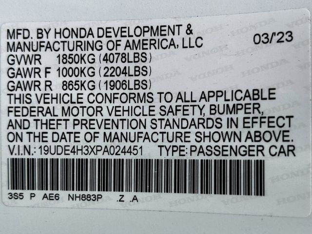 Certified 2023 Acura Integra A-Spec FWD image 34