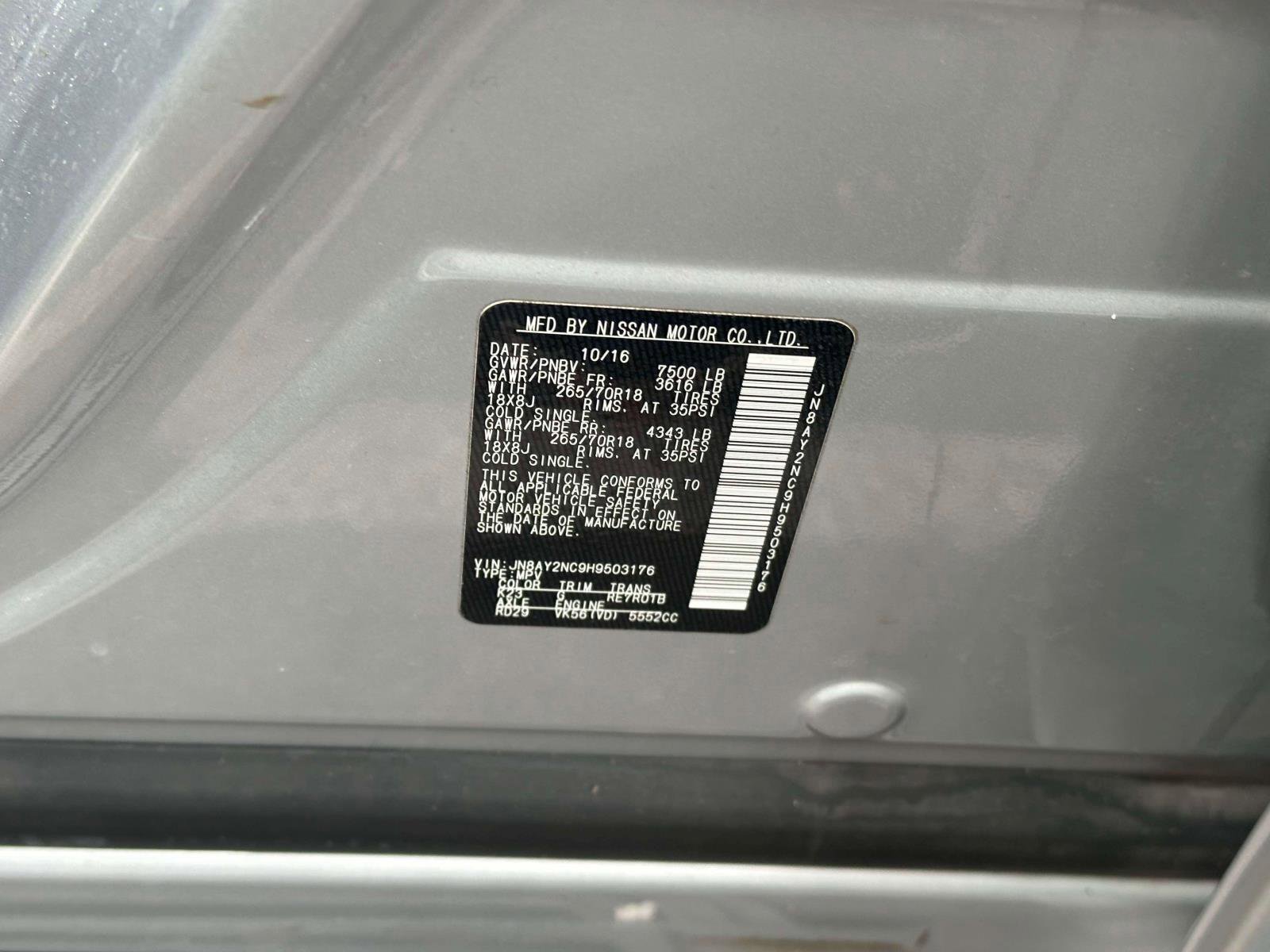 Used 2017 Nissan Armada SV w/ Driver Package image 18