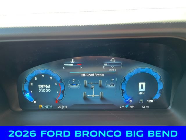 New 2026 Ford Bronco Big Bend w/ Black Diamond Package AWD/4WD image 2