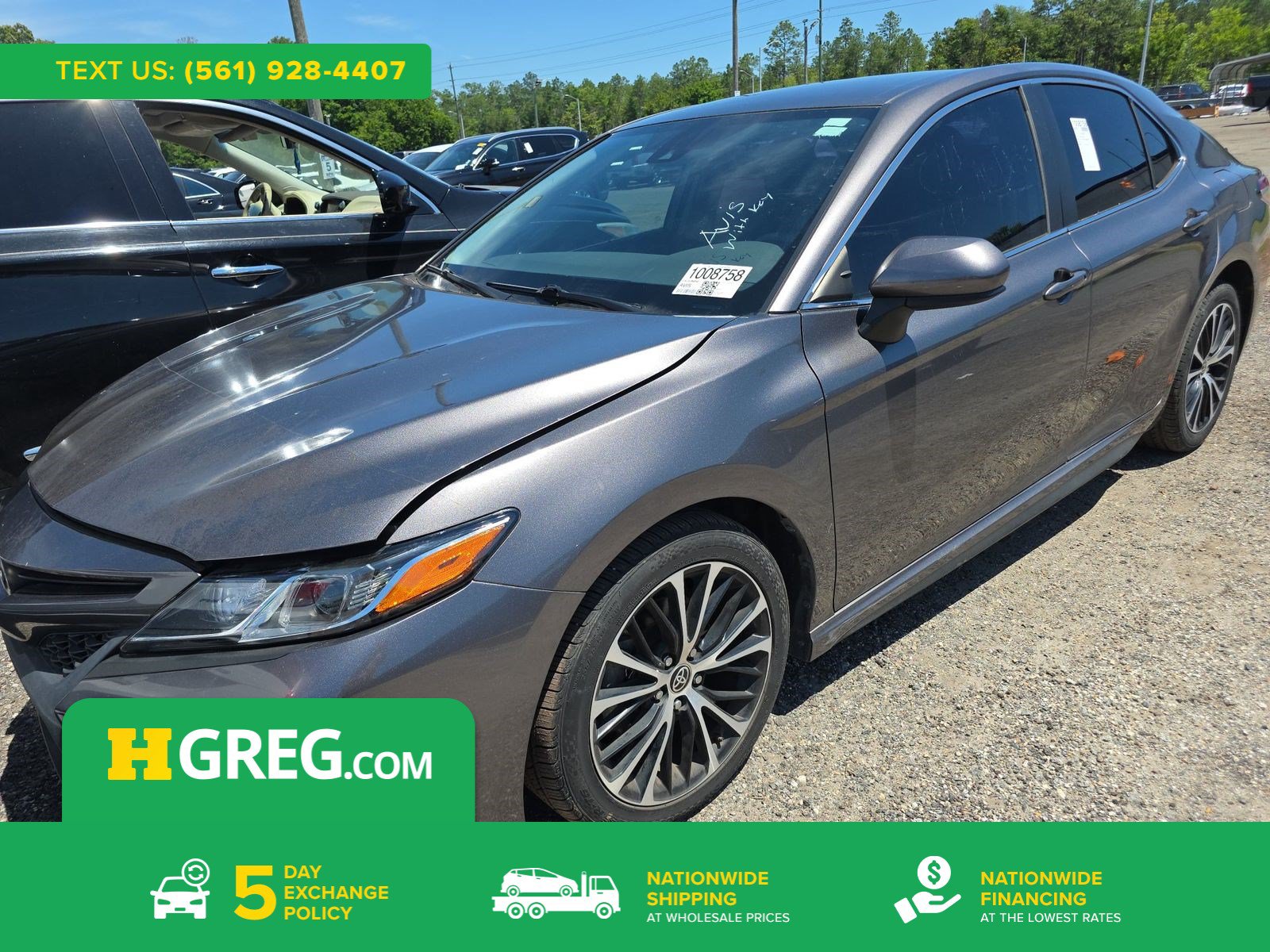 Used 2020 Toyota Camry SE FWD image 1