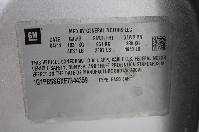 Used 2014 Chevrolet Cruze LS FWD image 16