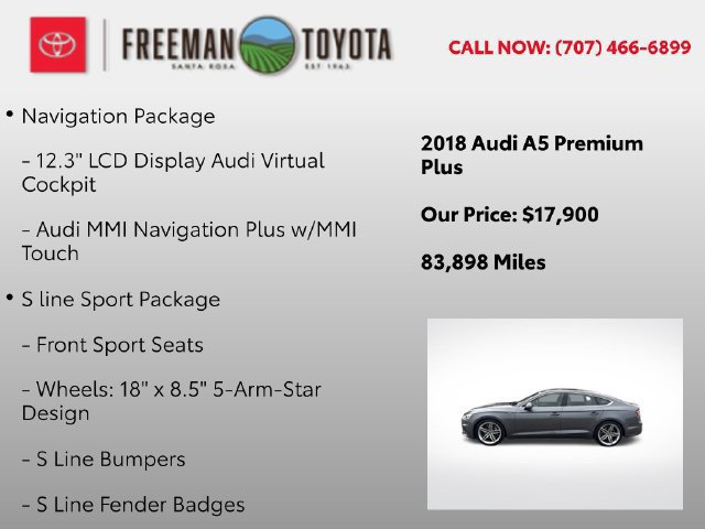 Used 2018 Audi A5 2.0T Premium Plus AWD/4WD image 4