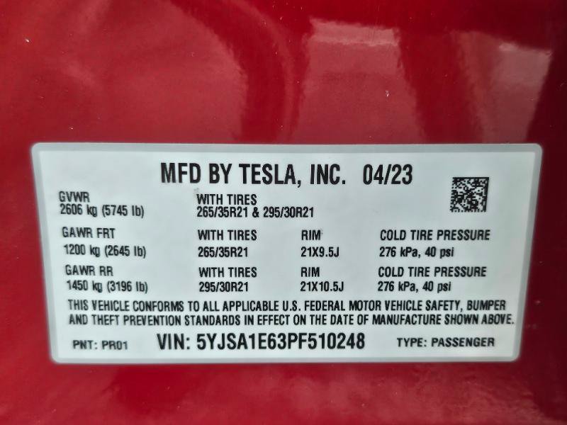 Used 2023 Tesla Model S Plaid AWD/4WD image 37