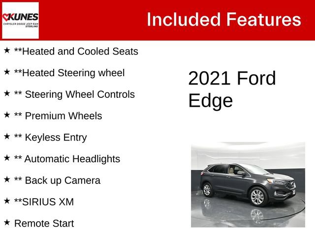 Used 2021 Ford Edge Titanium w/ Equipment Group 301A AWD/4WD image 5