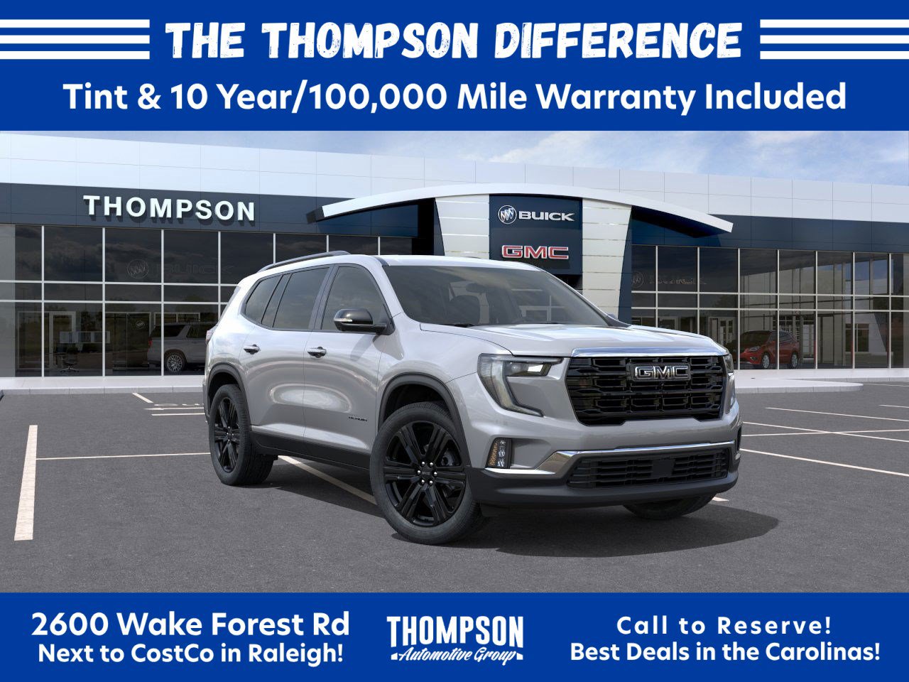 New 2026 GMC Acadia Elevation w/ Black Edition
