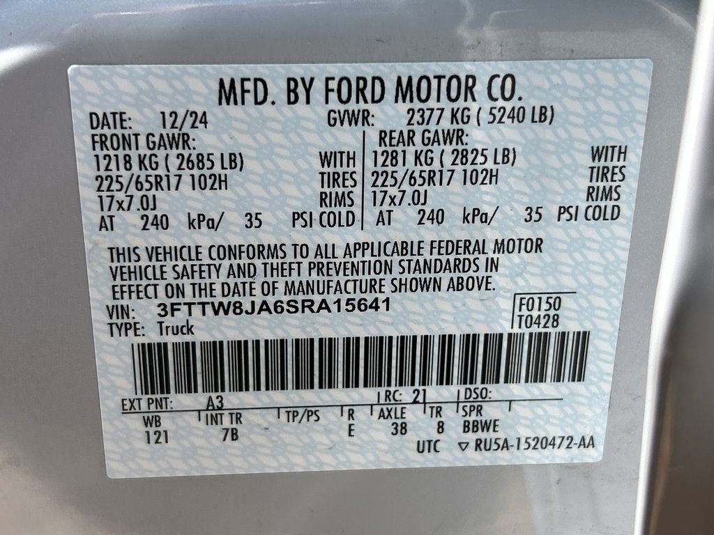 Used 2025 Ford Maverick XLT AWD/4WD image 30