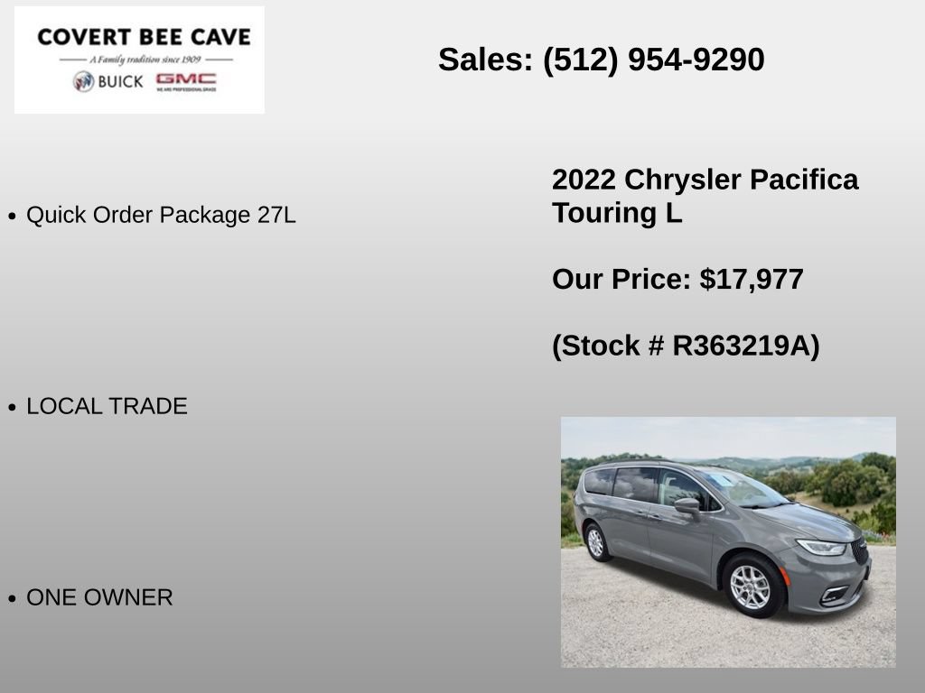 Used 2022 Chrysler Pacifica Touring-L FWD image 6