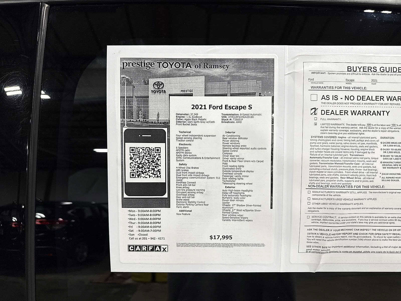 Used 2021 Ford Escape S image 13