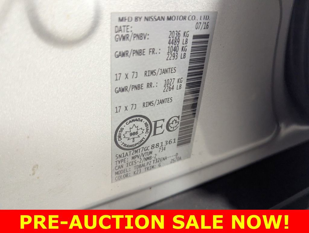 Used 2016 Nissan Rogue S image 28