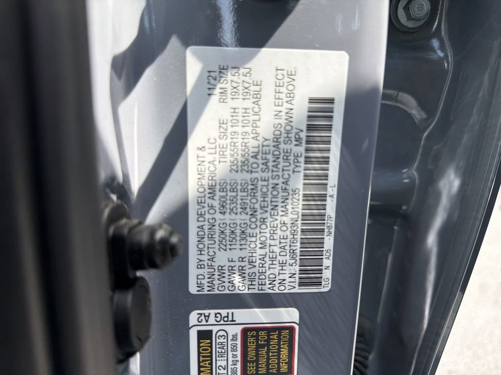 Certified 2022 Honda CR-V Touring image 31