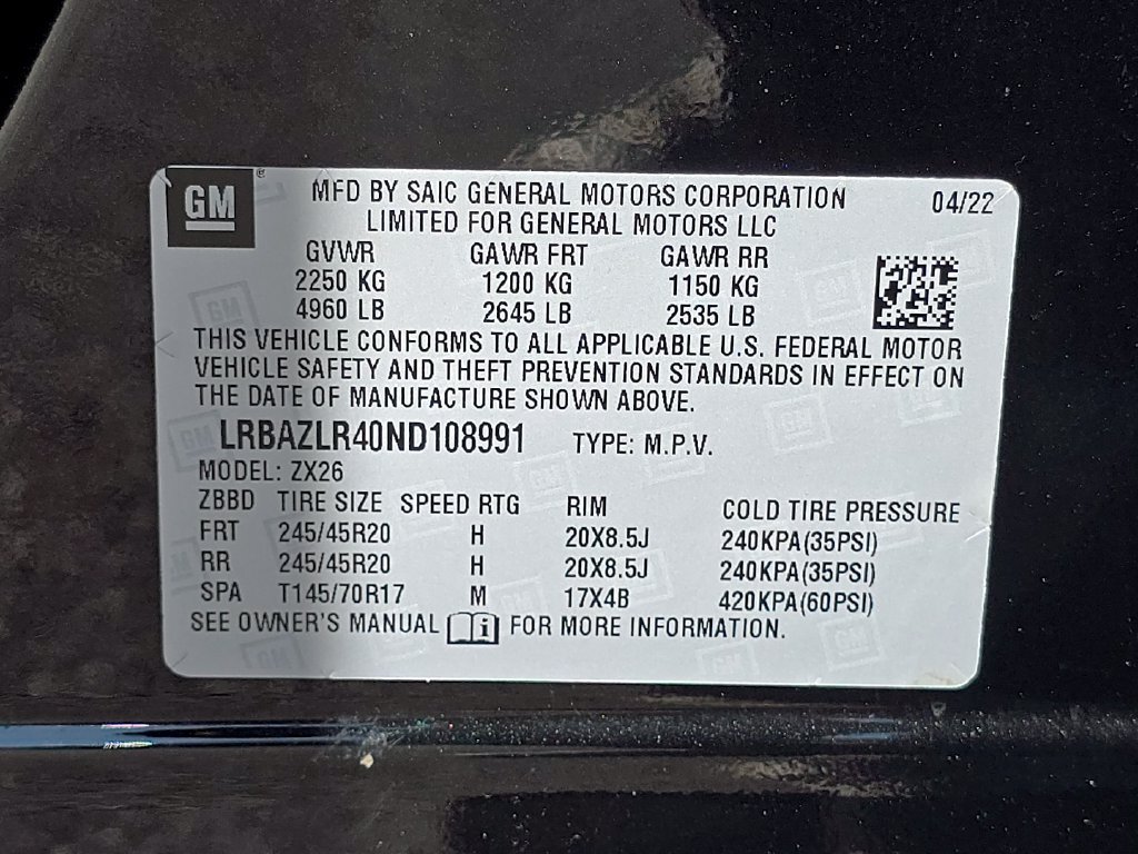 Certified 2022 Buick Envision Preferred FWD image 30