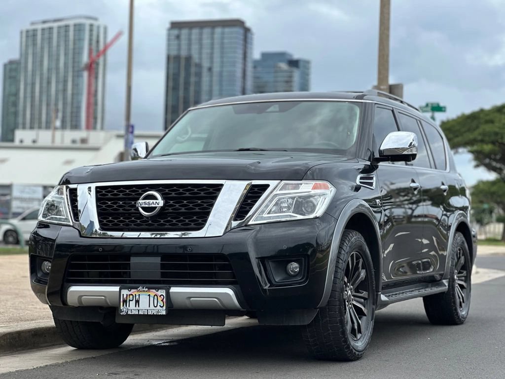 Used 2018 Nissan Armada Platinum w/ Captain Seat Package RWD image 1