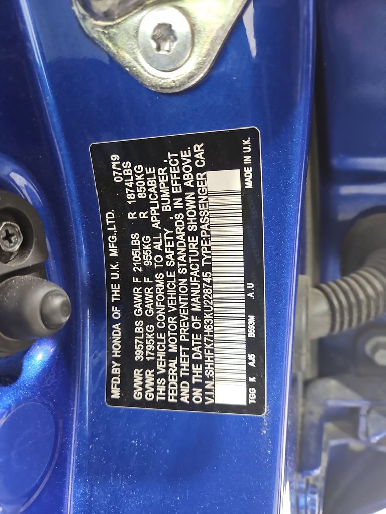 Used 2019 Honda Civic EX image 29