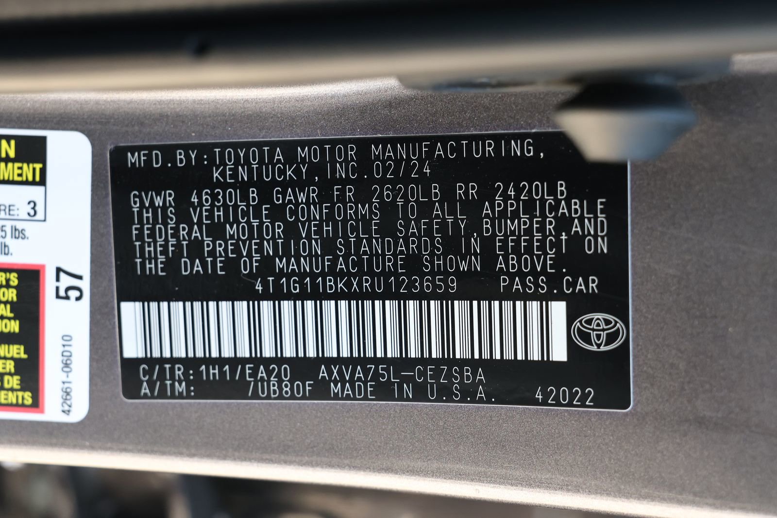 Used 2024 Toyota Camry SE w/ Cold Weather Package AWD/4WD image 34