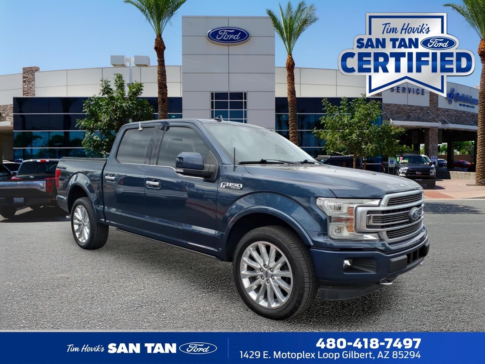 Certified 2018 Ford F150 Limited w/ Trailer Tow Package AWD/4WD image 1