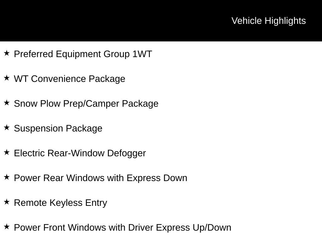 New 2026 Chevrolet Silverado 2500 W/T w/ WT Convenience Package AWD/4WD image 3