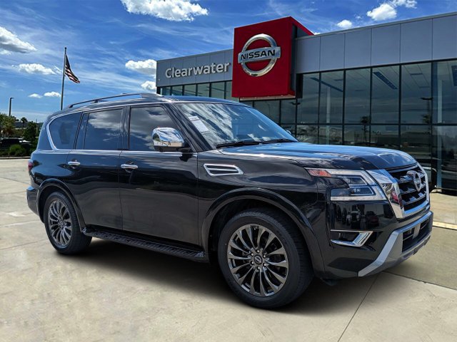 Used 2023 Nissan Armada Platinum w/ Captain's Chairs Package RWD image 1
