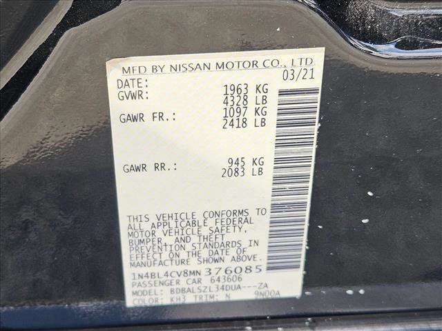 Used 2021 Nissan Altima 2.5 SR FWD image 22