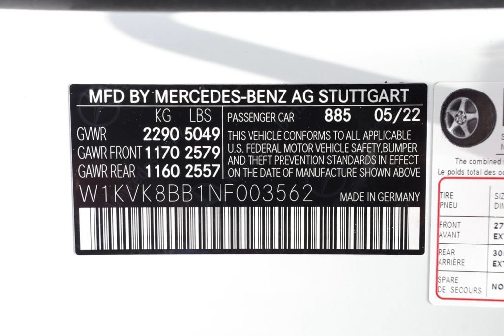 Certified 2022 Mercedes-Benz SL 63 AMG 4MATIC image 50