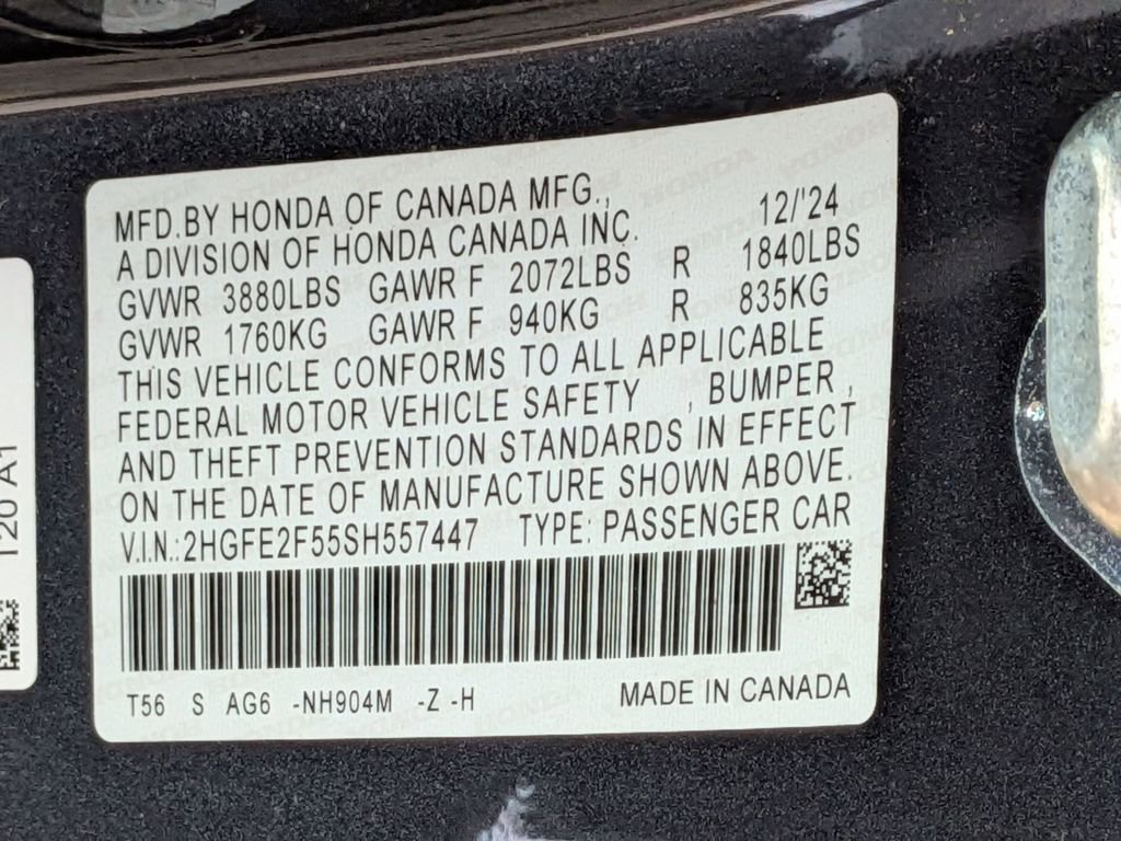 Used 2025 Honda Civic Sport image 31