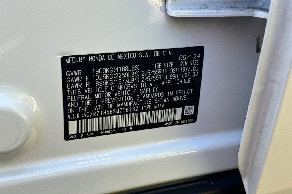 Certified 2025 Honda HR-V Sport image 28