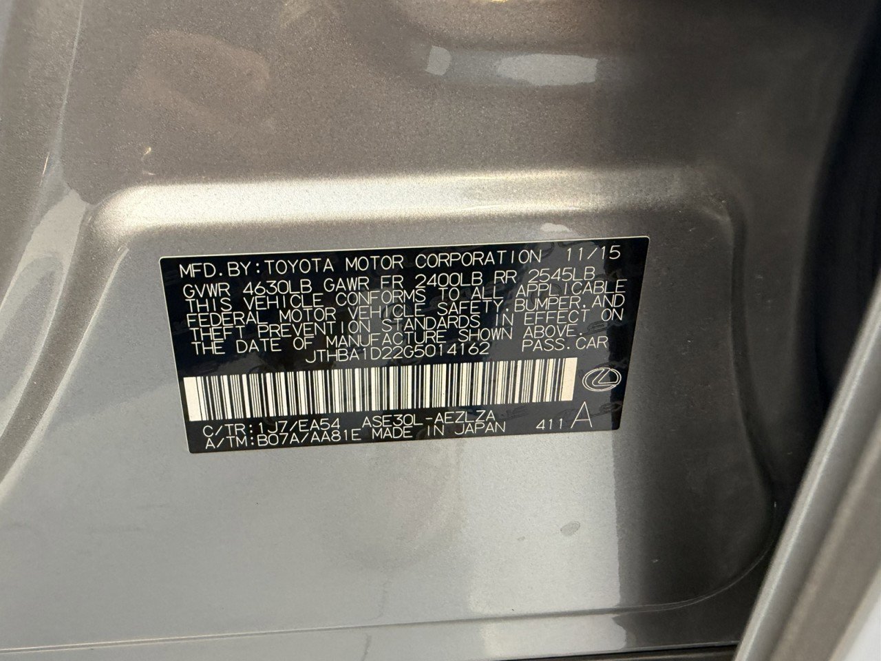 Used 2016 Lexus IS 200t RWD image 49