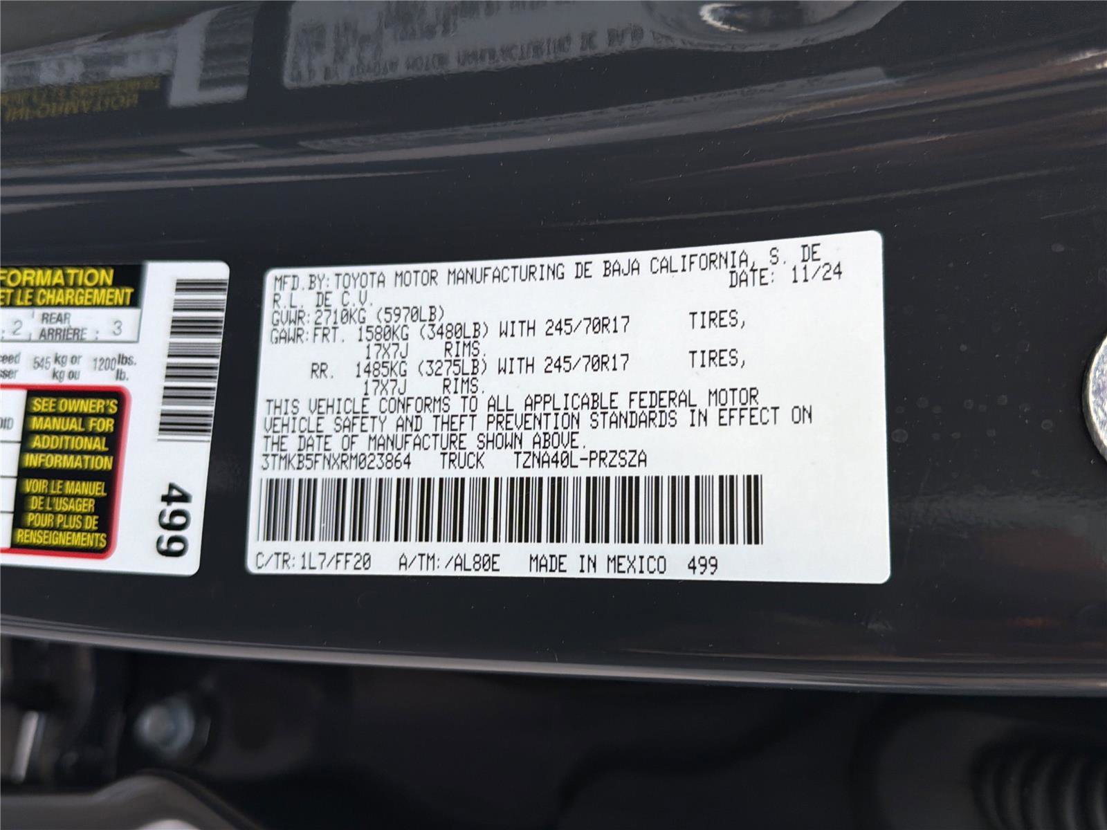 Used 2024 Toyota Tacoma SR5 image 33