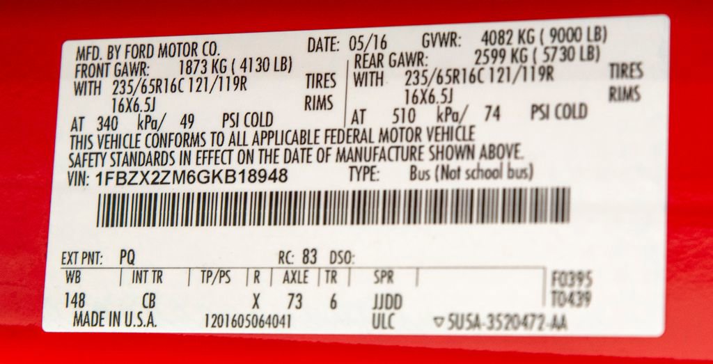 Used 2016 Ford Transit 350 XL image 27