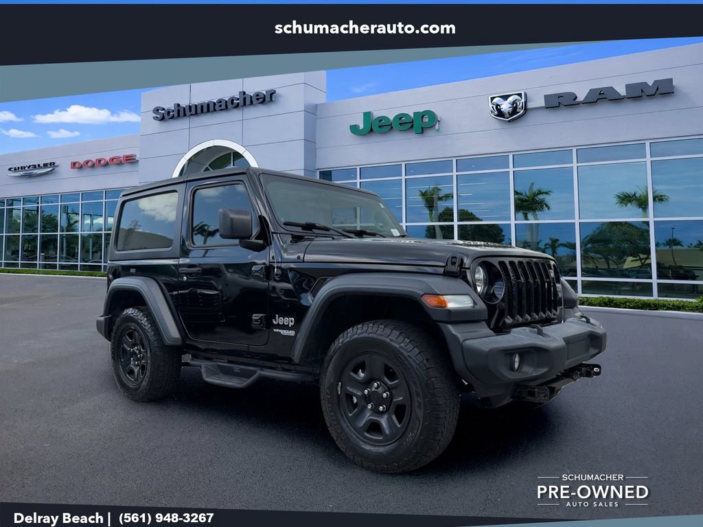 Certified 2020 Jeep Wrangler Sport AWD/4WD image 1