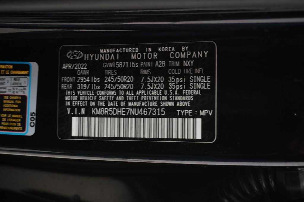 Used 2022 Hyundai Palisade Limited w/ Cargo Package image 59