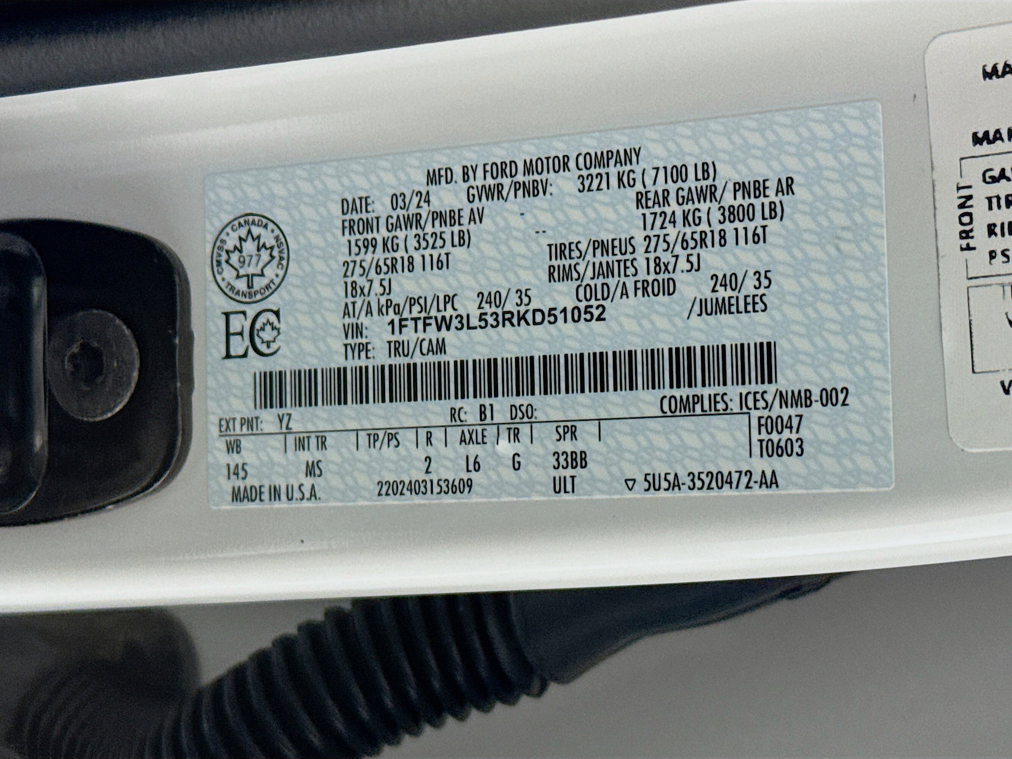 Used 2024 Ford F150 XLT w/ Tow/Haul Package image 37