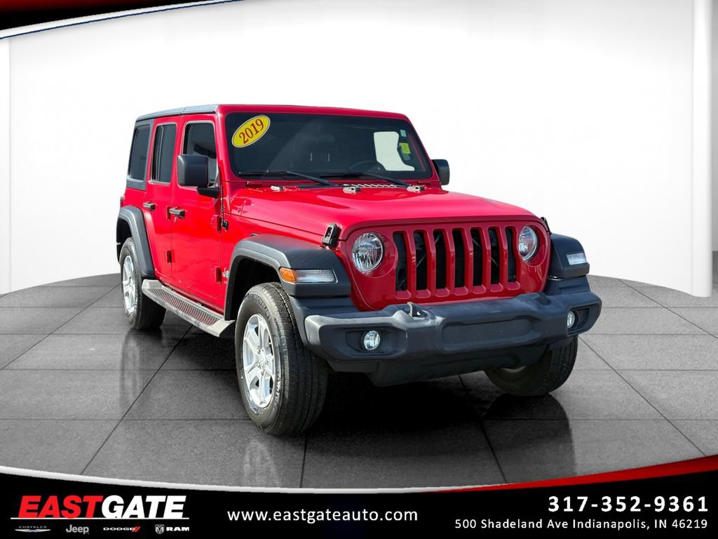 Used 2019 Jeep Wrangler Unlimited Sport S AWD/4WD image 1