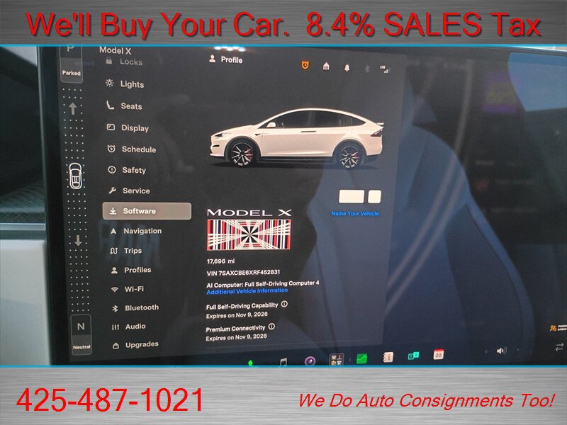 Used 2024 Tesla Model X Plaid AWD/4WD image 27