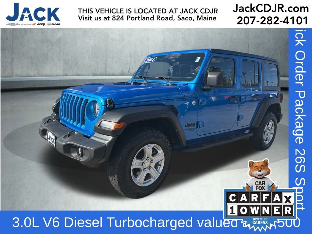 Used 2021 Jeep Wrangler Unlimited Sport