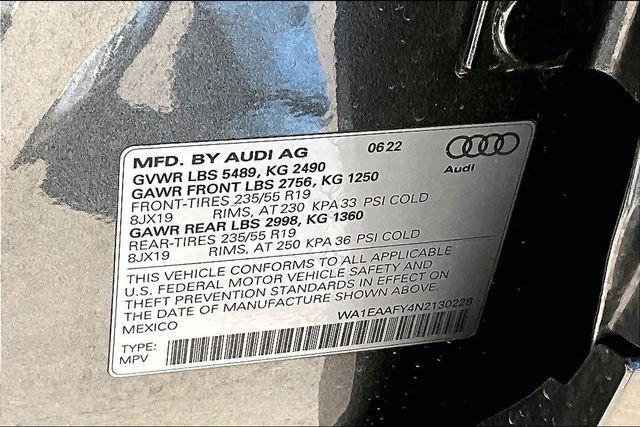 Used 2022 Audi Q5 2.0T Premium Plus w/ Premium Plus Package AWD/4WD image 35