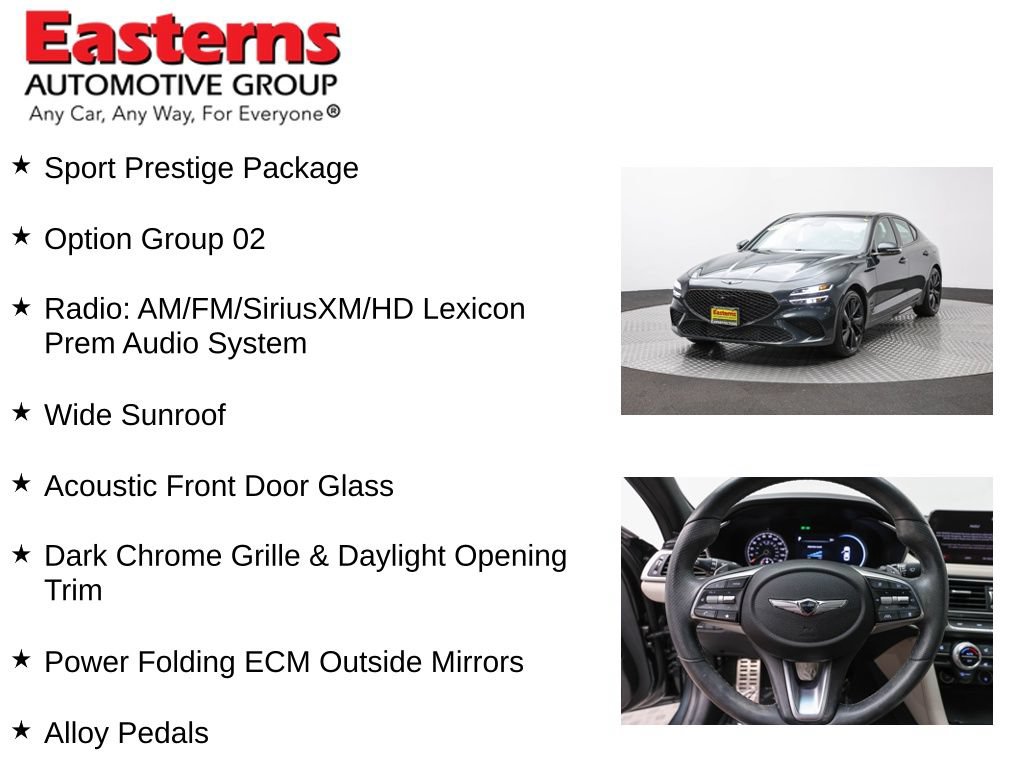 Used 2023 Genesis G70 2.0T w/ Sport Prestige Package AWD/4WD image 11