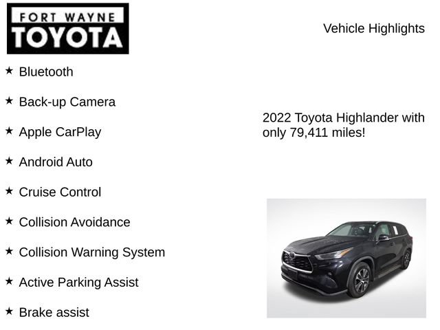 Used 2022 Toyota Highlander XLE FWD image 7
