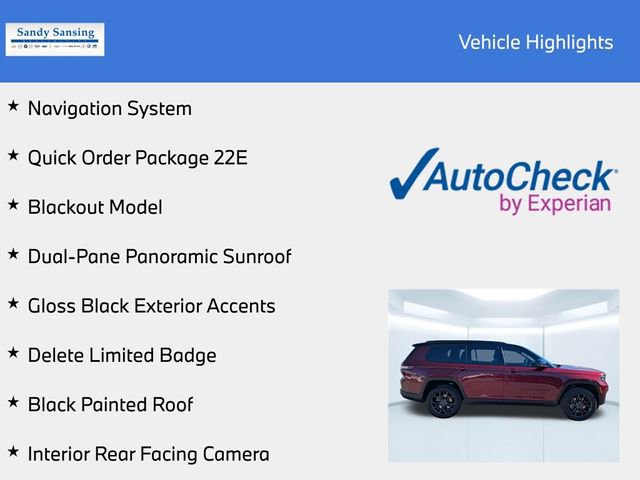 New 2025 Jeep Grand Cherokee L Limited image 7