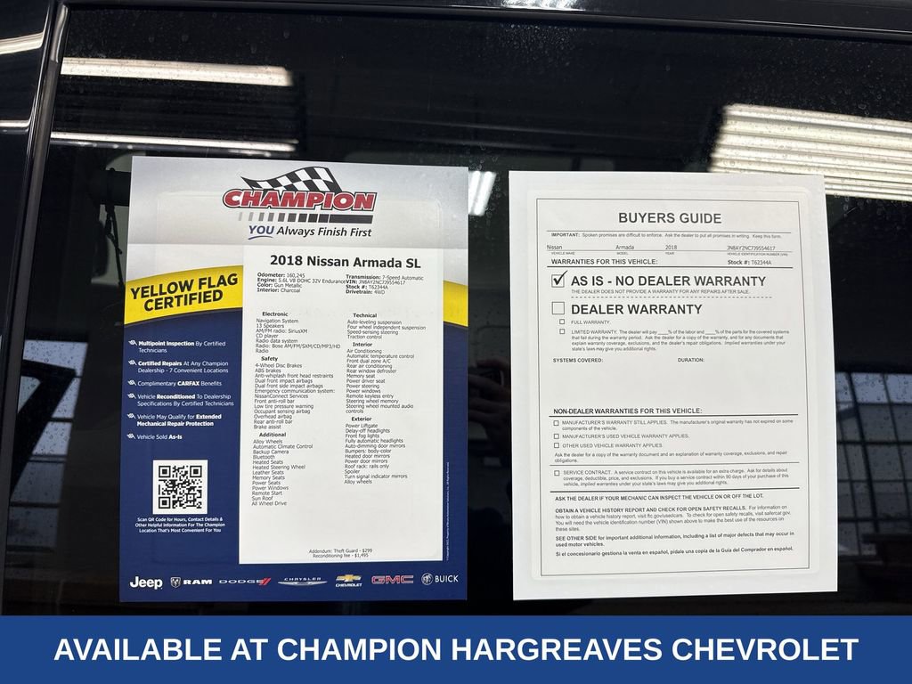 Used 2018 Nissan Armada SL w/ Moonroof Package image 43