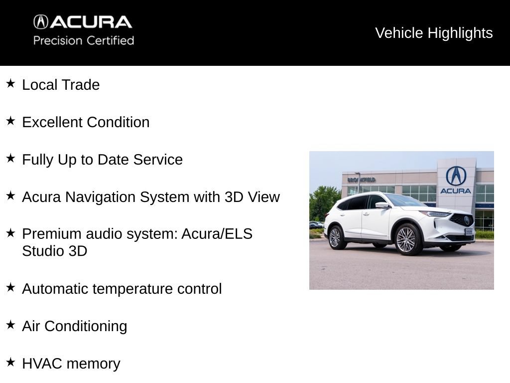 Certified 2024 Acura MDX w/ Advance Package AWD/4WD image 5