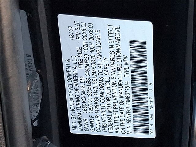 Used 2022 Honda Pilot Special Edition image 26