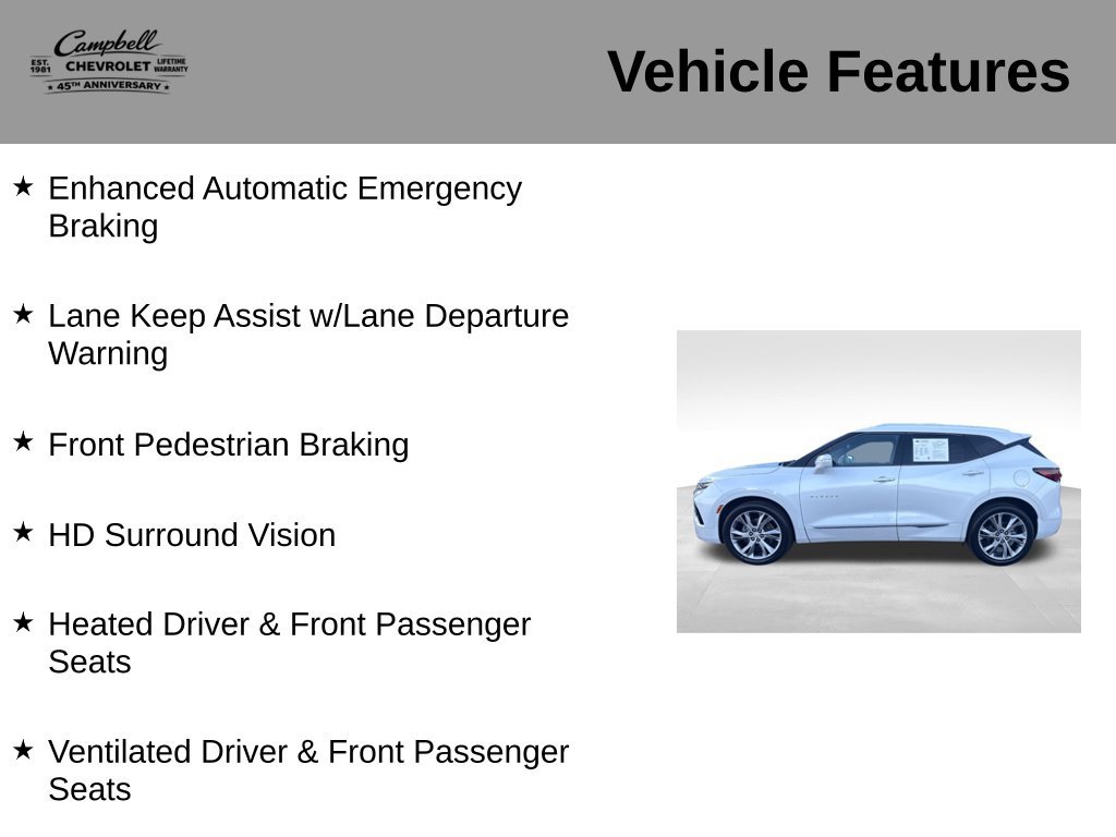 Used 2020 Chevrolet Blazer Premier w/ Driver Confidence II Package AWD/4WD image 26