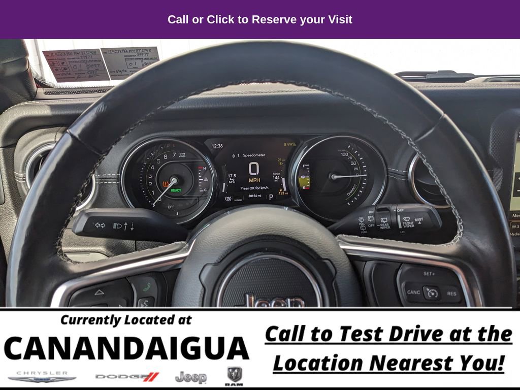 Used 2021 Jeep Wrangler Unlimited Sahara 4xe w/ Cold Weather Group image 26