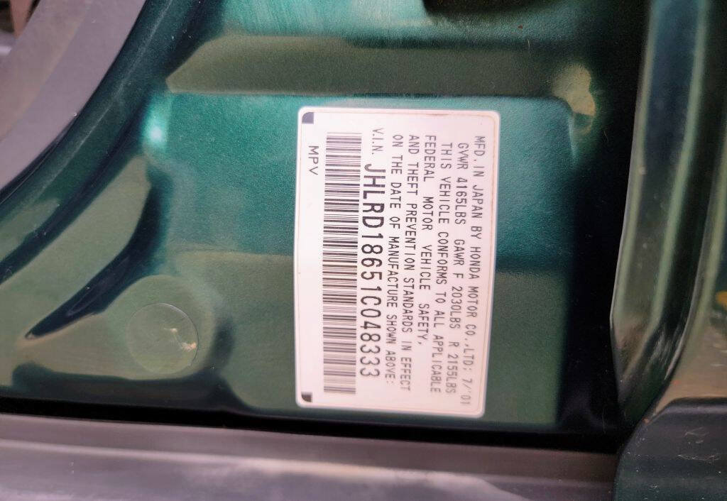 Used 2001 Honda CR-V EX image 39