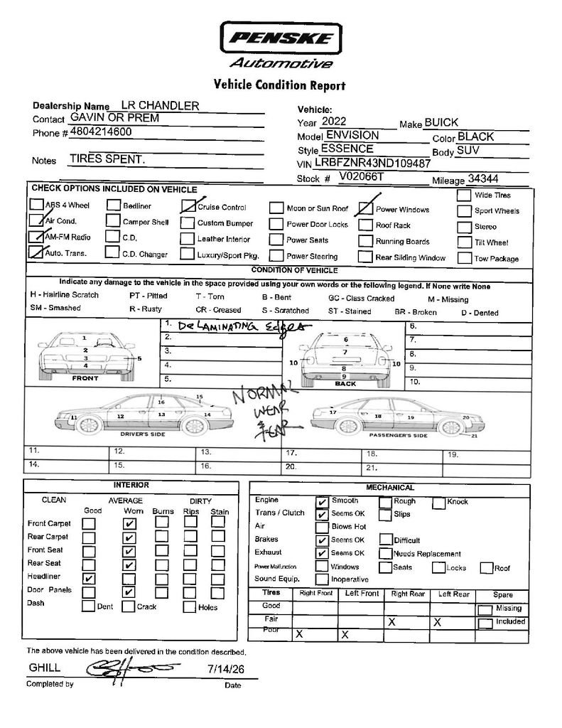 Used 2022 Buick Envision Essence w/ Technology Package I FWD image 28