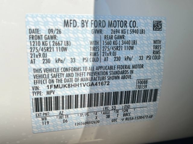 New 2027 Ford Explorer Platinum w/ LUX Leather Package AWD/4WD image 20